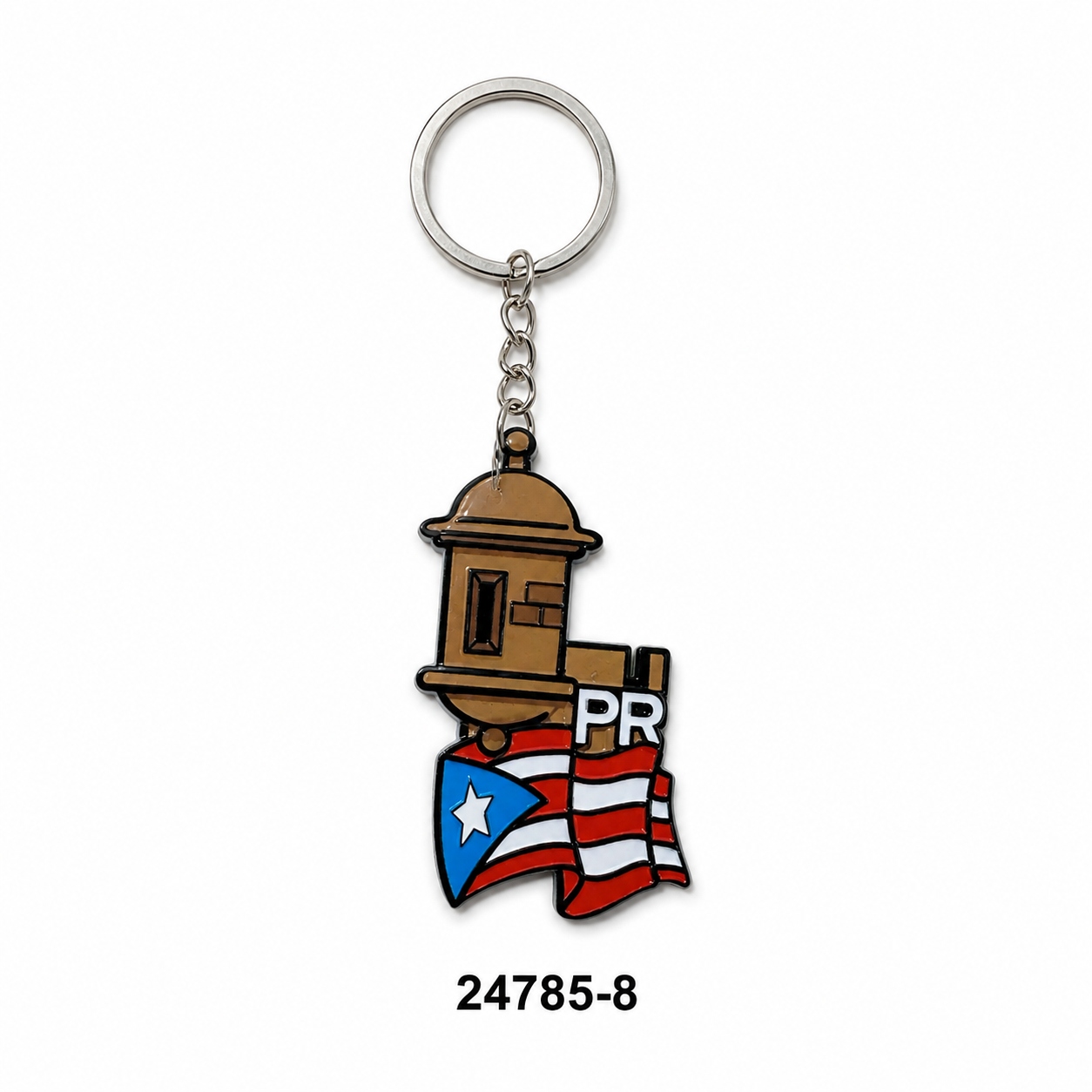 LLAVERO DE PUERTO RICO GARITA CON BANDERA