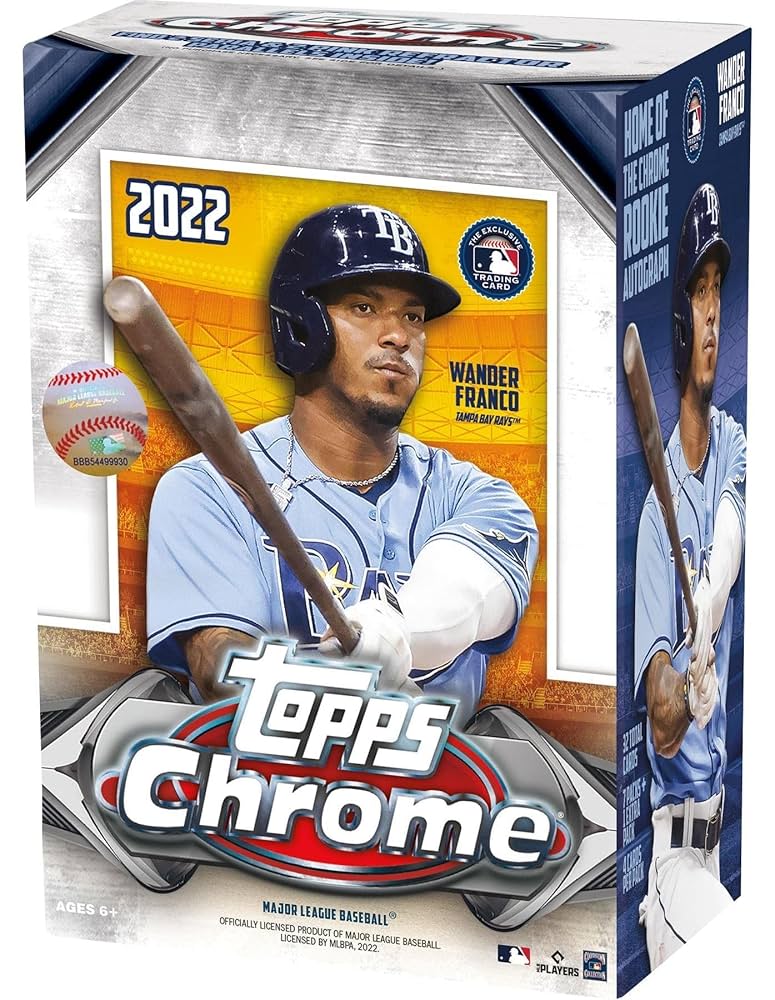 2022 TOPPS CHROME 8 PACK BLASTER BOX