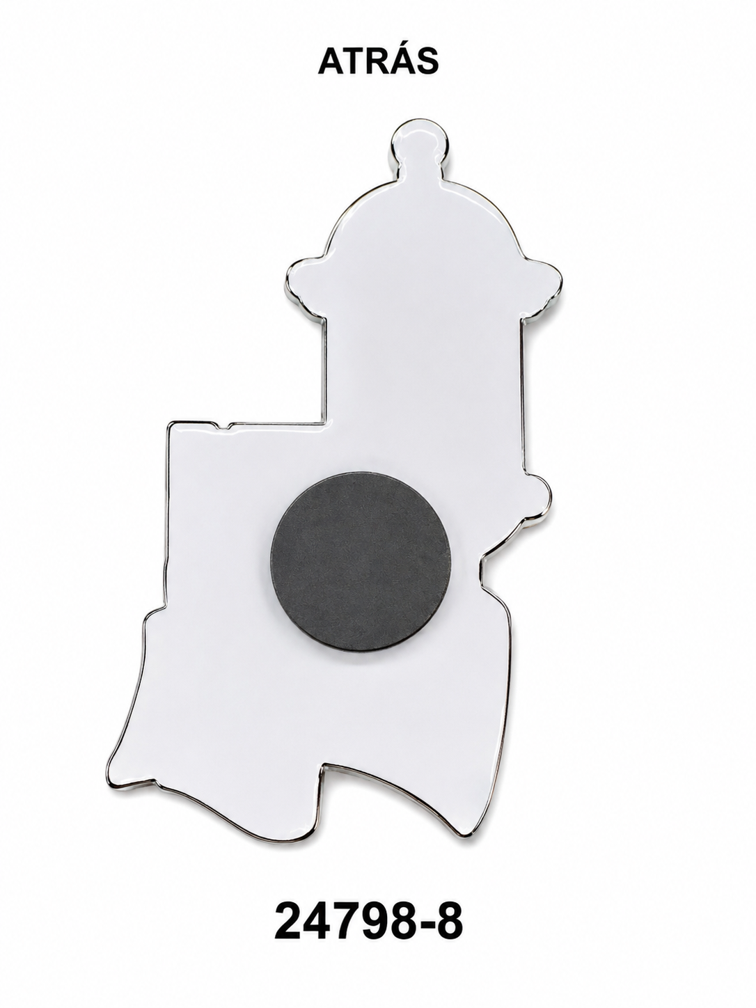 MAGNETO POLYRESINA GARITA CON BANDERA DE PUERTO RICO