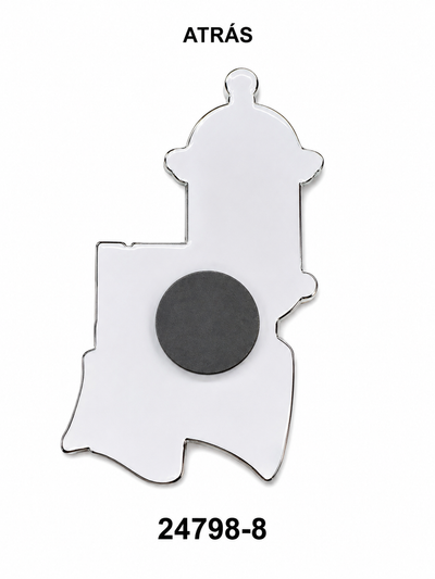 MAGNETO POLYRESINA GARITA CON BANDERA DE PUERTO RICO