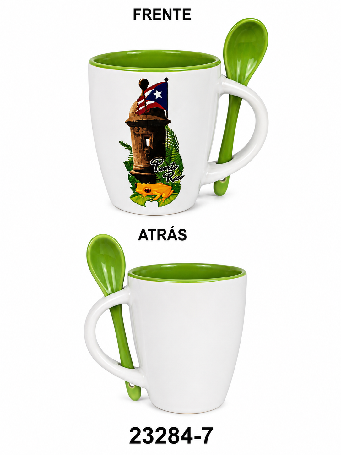 3.5” PUERTO RICO MUG COQUI & GARITA” SMALL