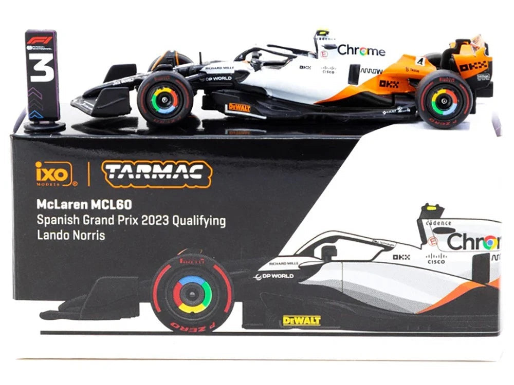 1/64 MCLAREN MCL60 SPANISH GP 2023 LANDO NORIS - TARMAC