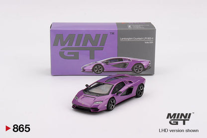 1/64 LAMBORGHINI COUNTACH LPI 800-5 VIOLA 30TH - MINI GT