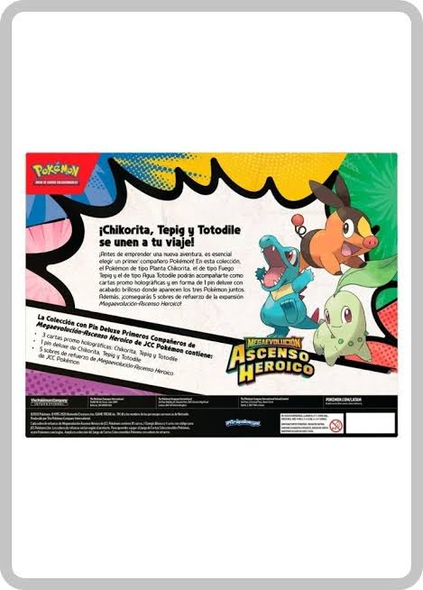 MEGA EVOLUTION ASCENDED HEROES FIRST PARTNER DELUXE PIN COLLECTION “SPANISH VERSION” - MEGA EVOLUCIÓN ASCENSO HEROICO