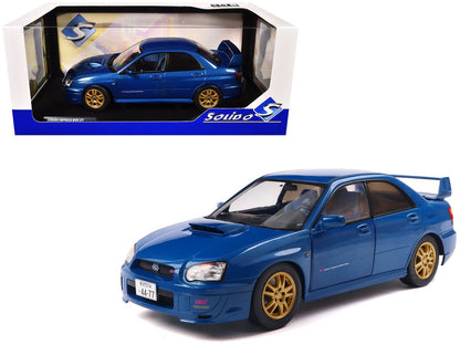 1/18 2003 SUBARU IMPREZA WRX STI SONIC BLUE - SOLIDO