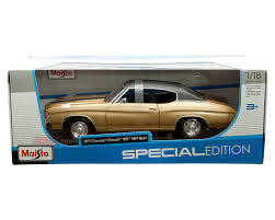 1/18 GOLD CHEVROLET CHEVELLE SS 454 SPORT - MAISTO