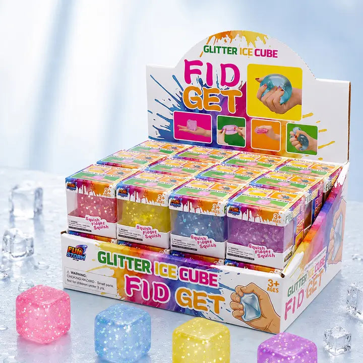 2.25” SQUISH CUBE GLITTER