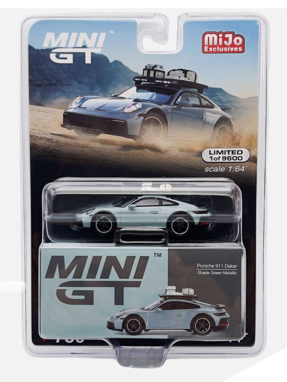 1/64 PORSCHE 911 DAKAR SHADE GREEN METALLIC - MINI GT