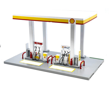 1/64 SHELL GAS STATION ASSEMBLY PLAYSET (VOLVO TRUCKS)