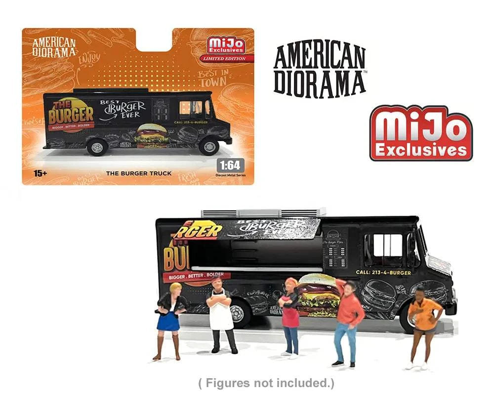 1/64 THE BURGER TRUCK - AMERICAN DIORAMA