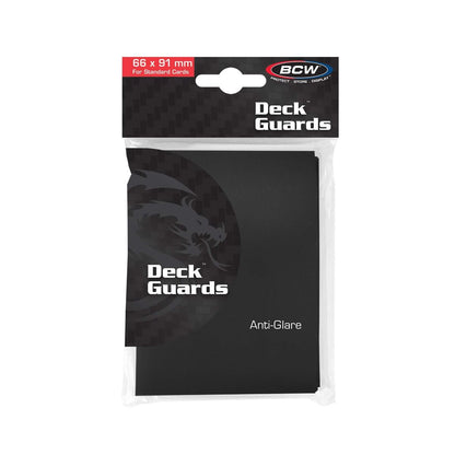 MATT BLACK - BCW 66 X 91CM ANTI-GLARE CARD SLEEVES