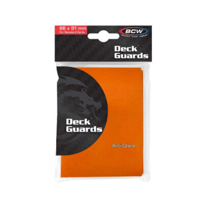 MATT ORANGE - BCW 66 X 91CM ANTI-GLARE CARD SLEEVES