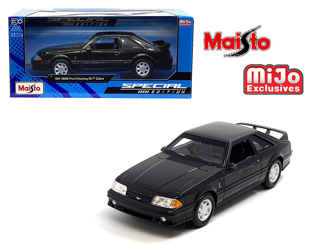 1/24 1993 FORD MUSTANG SVT COBRA BLACK - SPECIAL EDITION