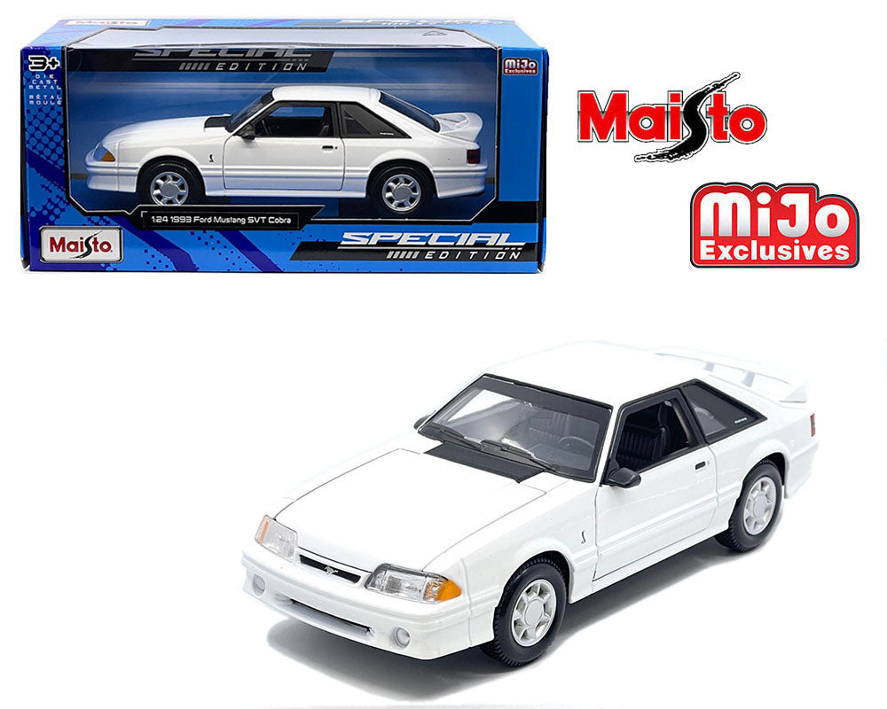 1/24 1993 FORD MUSTANG SVT COBRA WHITE - SPECIAL EDITION