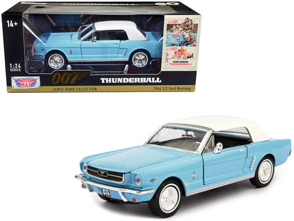 1/24 1964 1/2 FORD MUSTANG JAMES BOND COLLECTION - MOTOR MAX