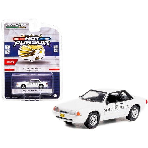 1/64 1993 FORD MUSTANG SSP OREGON STATE POLICE - HOT PURSUIT
