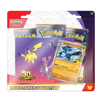 30TH CELEBRATION TECH STICKER COLLECTION - POKÉMON