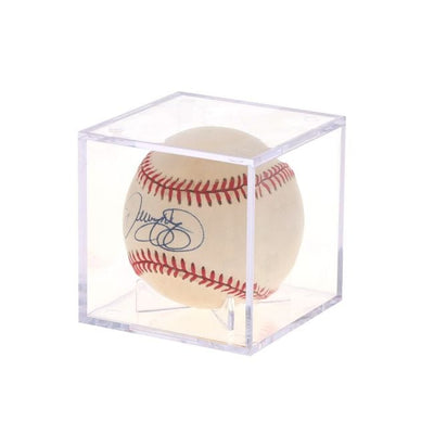 BASEBALL SHOWCASE WITH BUILT IN STAND - BASEBALL BALL HOLDER