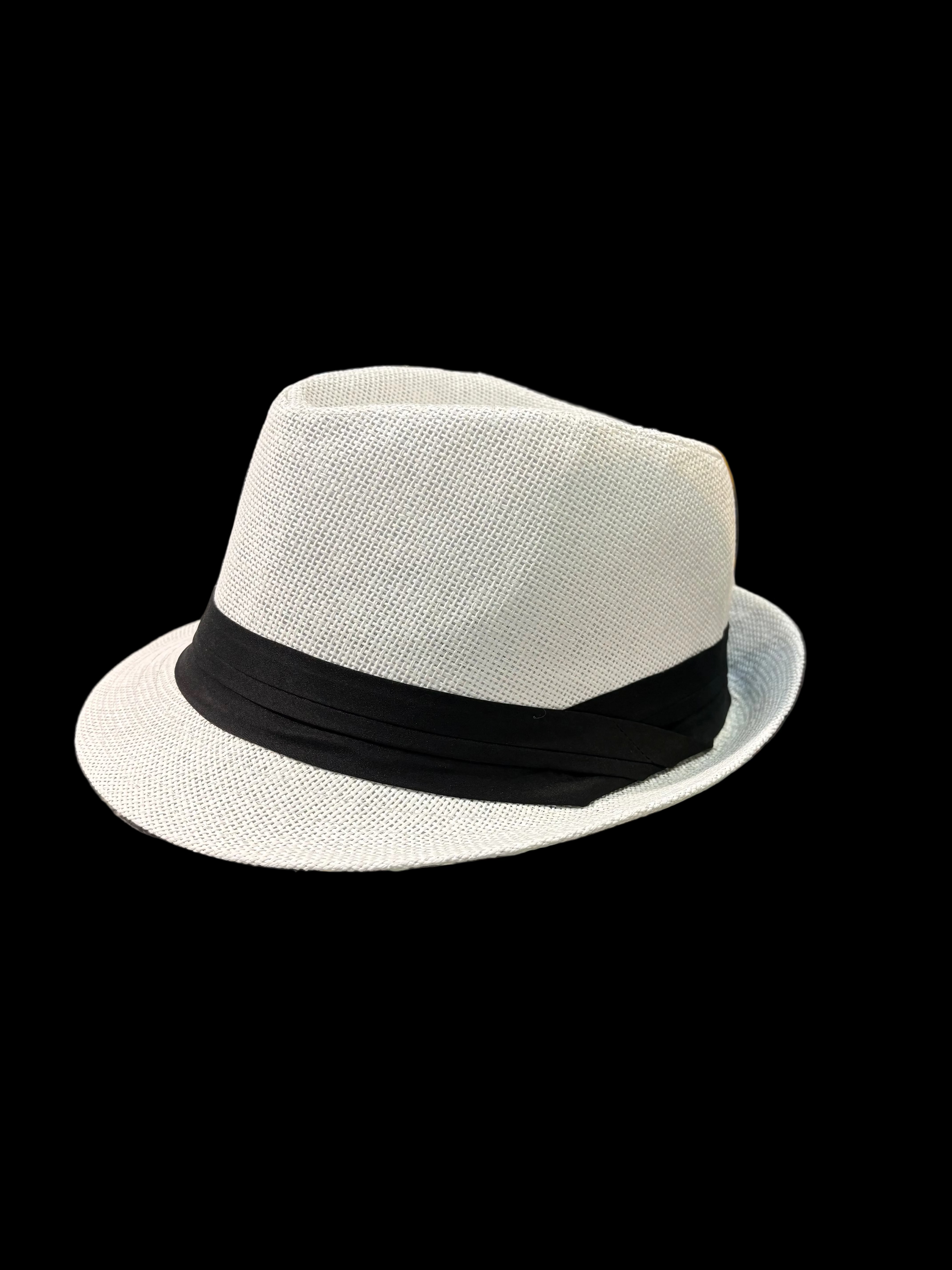 SOMBRERO JIBARO PUERTORRIQUEÑO ALA CORTA - WHITE