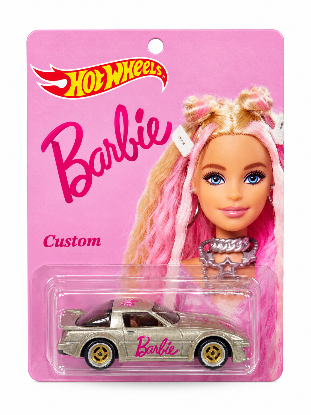 1/64  MAZDA RX-7 BARBIE CUSTOM HOT WHEELS
