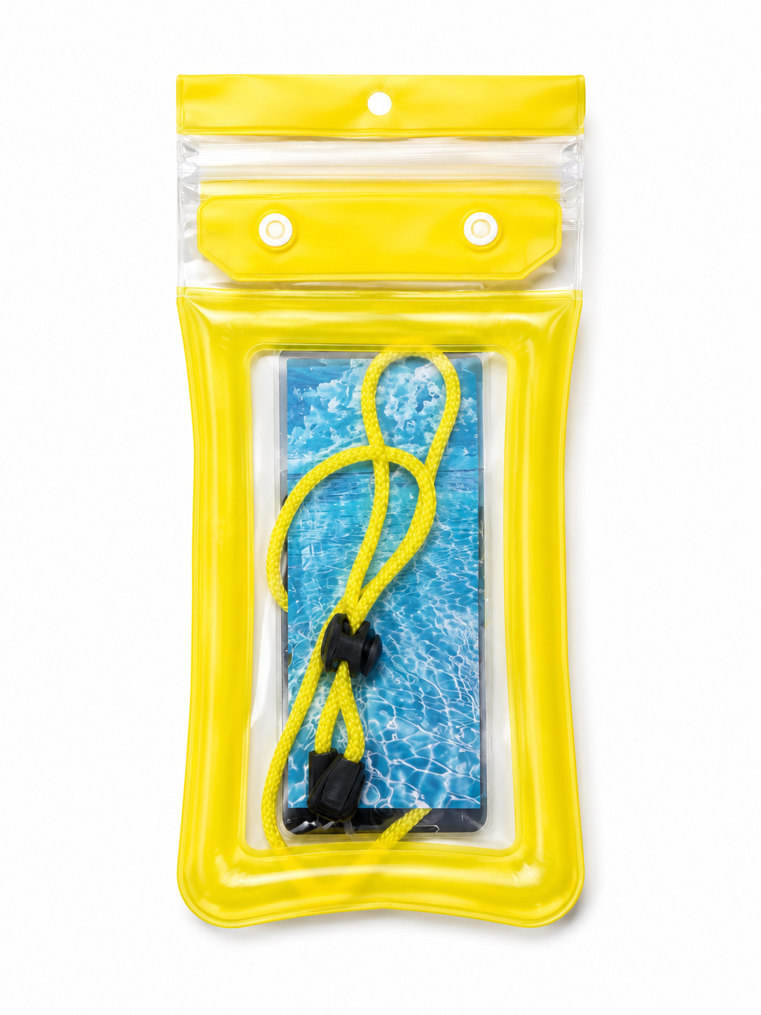 PROTECTOR DE CELULAR A PRUEBA DE AGUA CON BOTONES Y SLIP CLOSE -   CELLPHONE WATERPROOF BOTONES Y SLIP CLOSE POUCH WITH FLOATING CUSHION