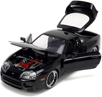 1/24 1995 TOYOTA SUPRA BLACK - FAST & FURIOUS