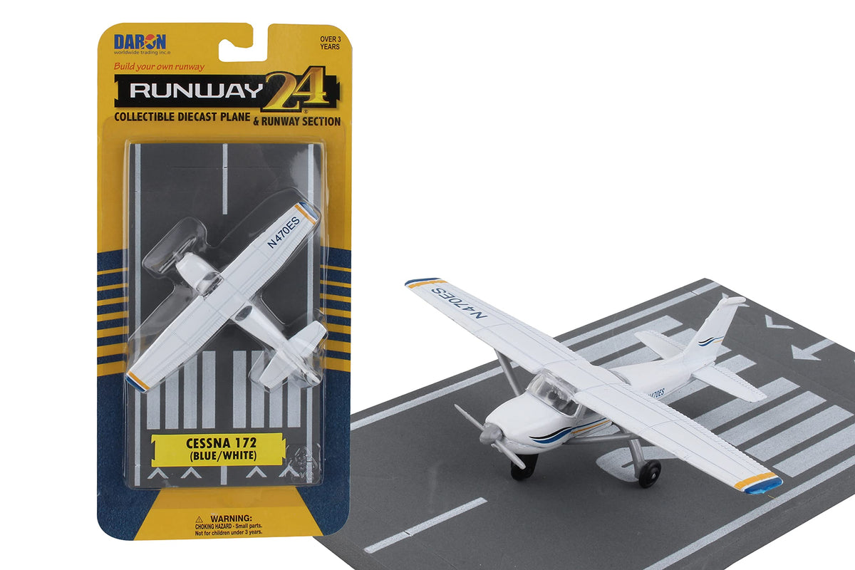 Pista 24 - CESSNA 172 (azul/blanco) 