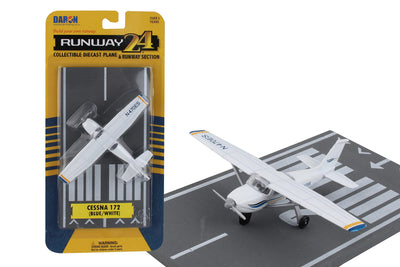 Pista 24 - CESSNA 172 (azul/blanco) 