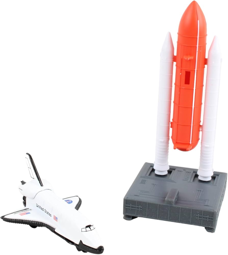 SPACE SHUTTLE ON LAUNCH PAD BLISTER CARD