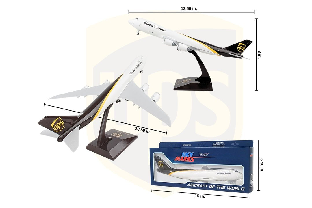 1/200 UPS AIRCRAFT B747-400F W/GEAR NEW - SKY MARKS