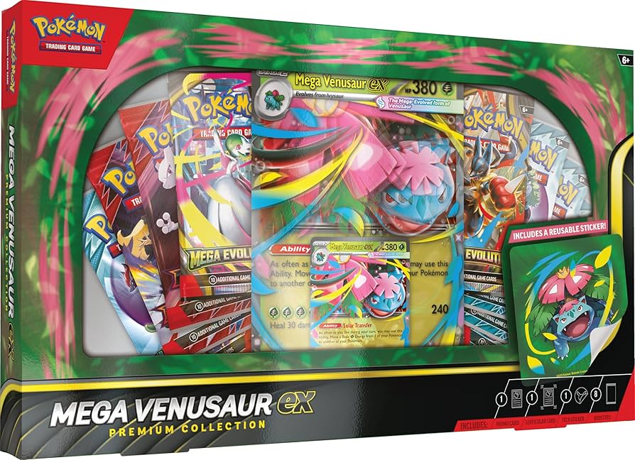 MEGA VENUSAUR EX PREMIUM COLLECTION - POKÉMON