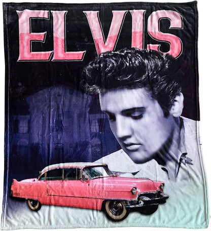 ELVIS PRESLEY BLANKET - THROW BLANKET 50” X 60”