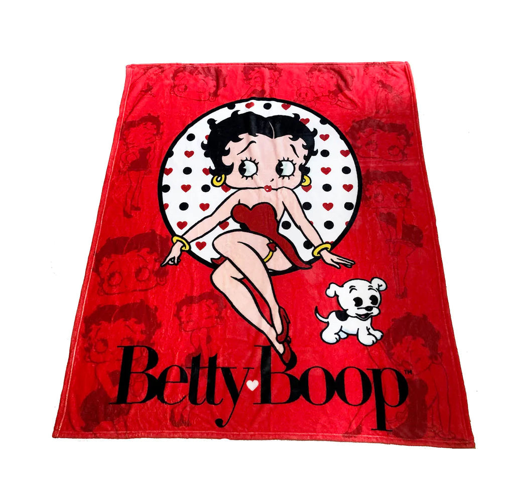 BETTY BOOP BLANKET - THROW BLANKET 50” X 60”