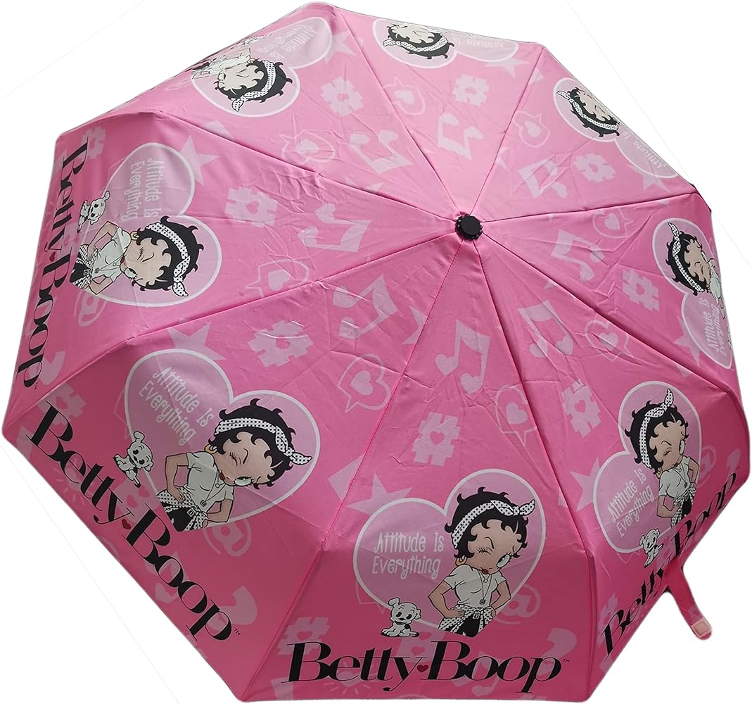 BETTY BOOP PINK UMBRELLA