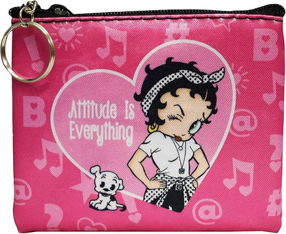 MONEDERO CON LLAVERO BETTY BOOP