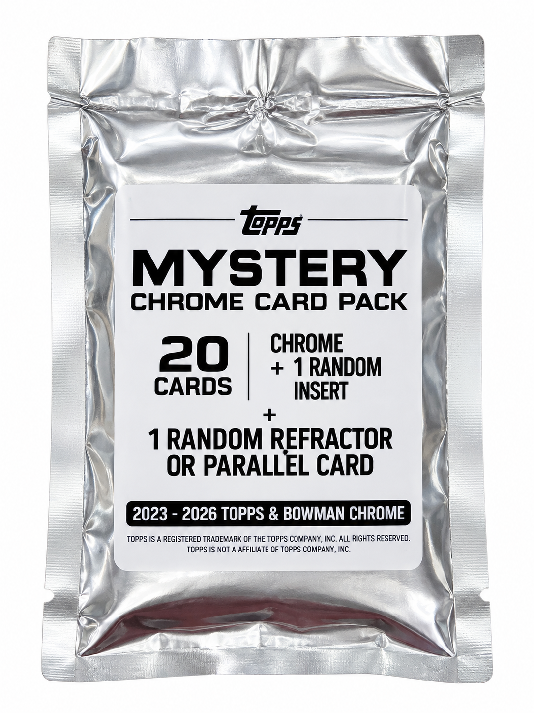 TOPPS MYSTERY CHROME CARD PACK