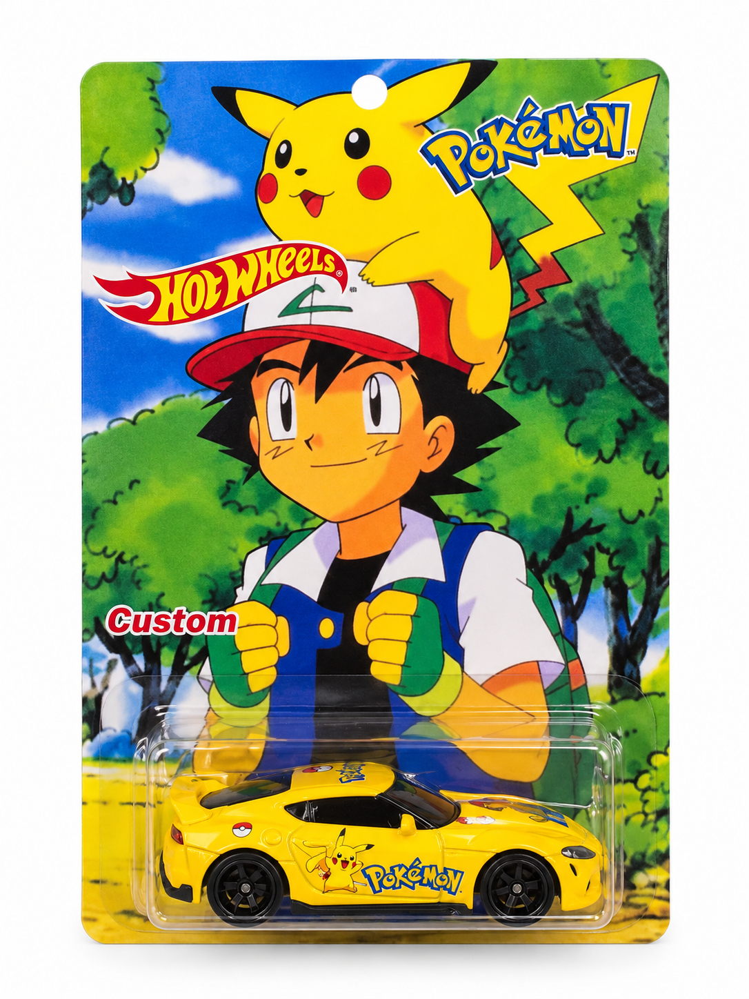 1/64 2023 TOYOTA GR SUPRA POKÉMON CUSTOM HOT WHEELS