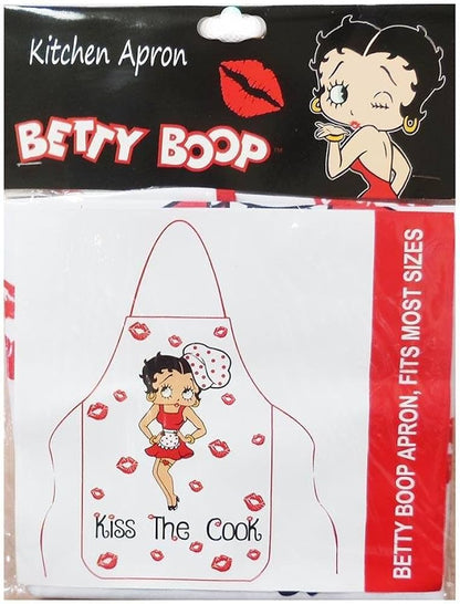 DELANTAL DE COCINA BETTY BOOP - KISS THE COOK