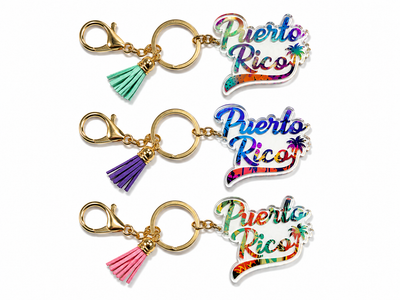 LLAVERO DE PUERTO RICO- PUERTO RICO KEYCHAIN