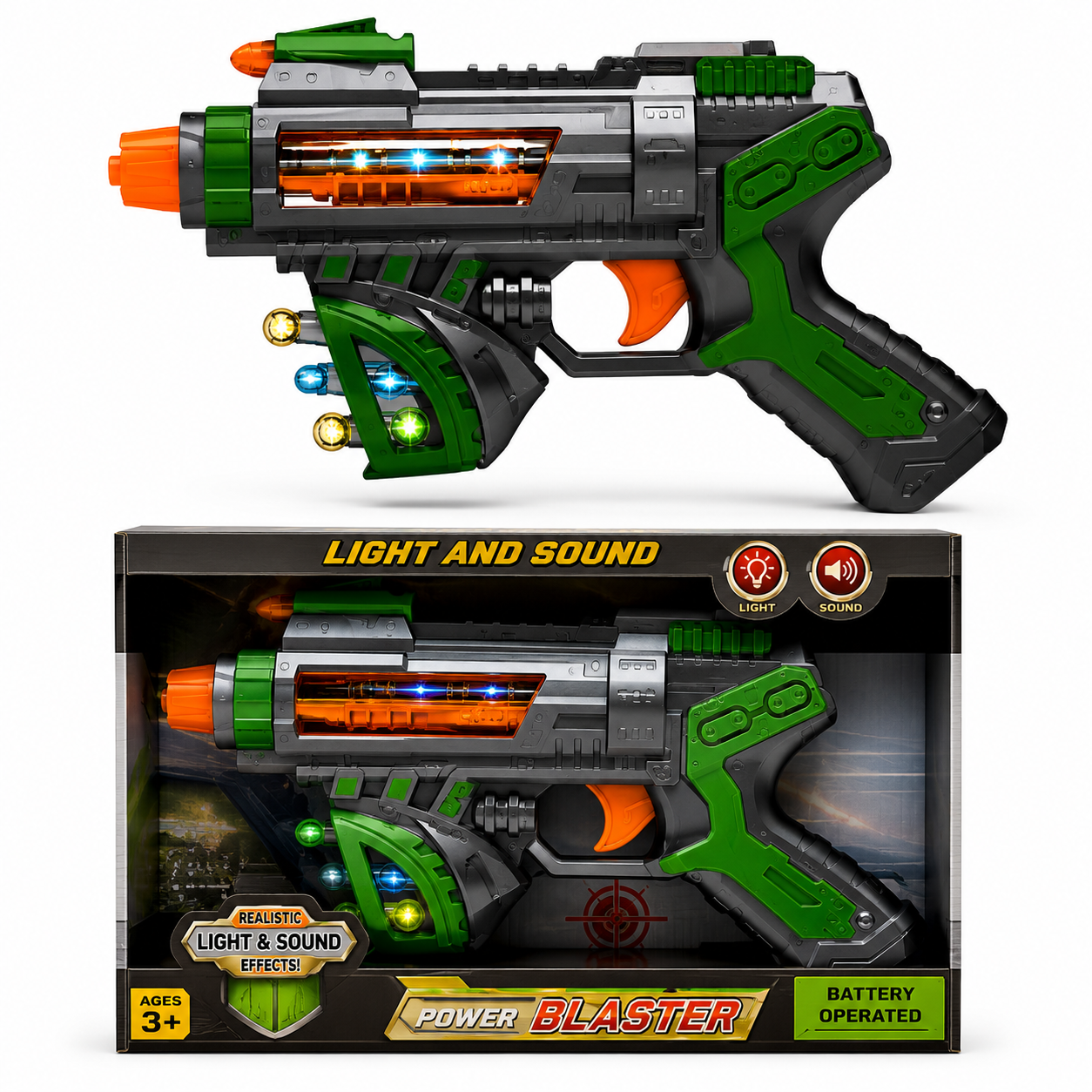 SONIC BLASTER (BATTERY OPERATED).