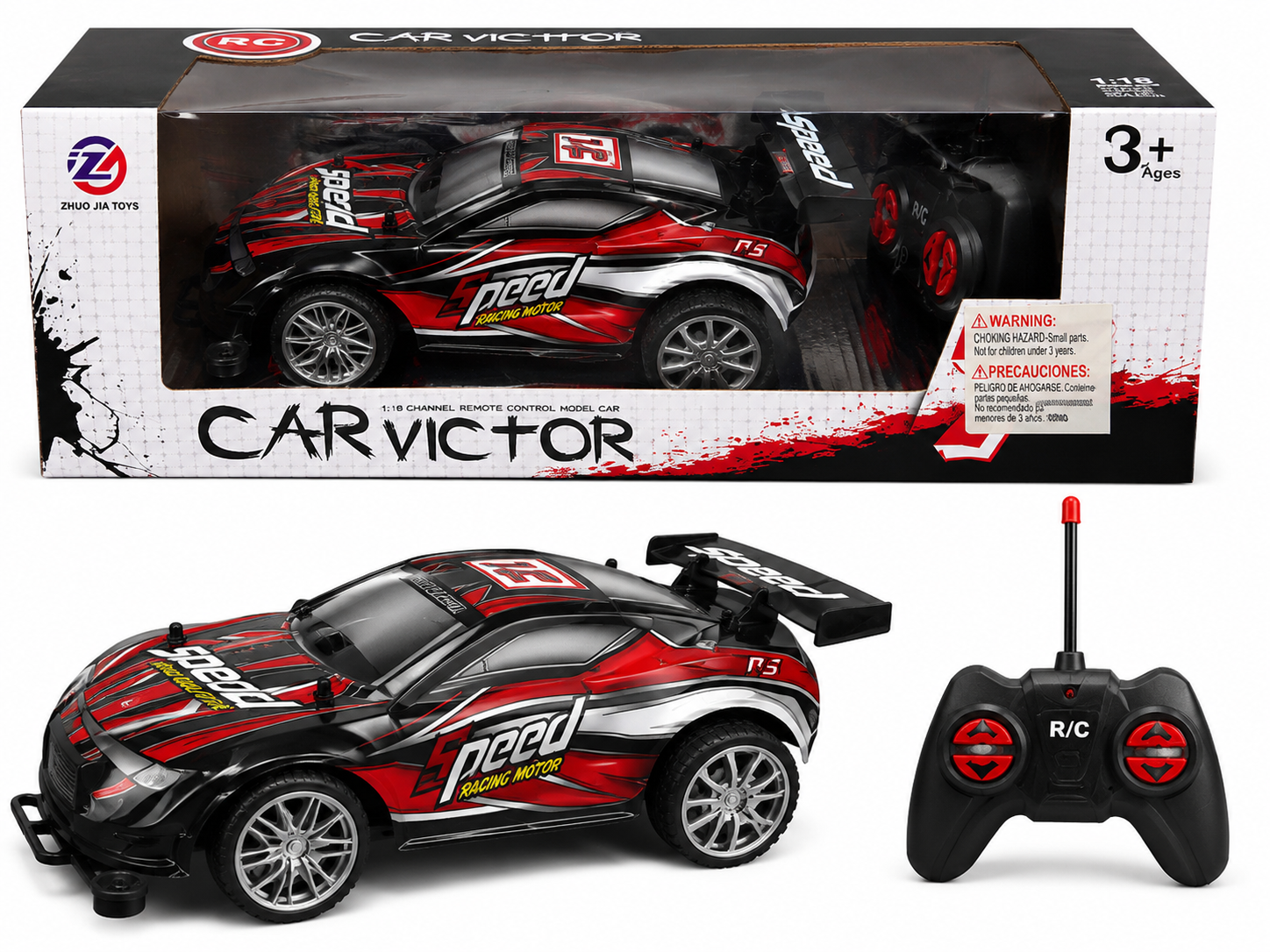 1/16 SPEED CAR VICTOR RADIO CONTROL