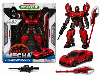 TOYS TRANSFORM ACTION FIGURE -MECHA SHOW DOWN LIGHT AND SOUND ROBOT