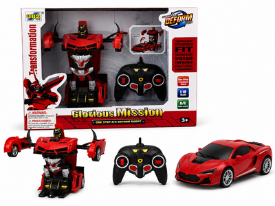 382 TOYS GLORIOUS MISION ONE STEP RC DEFORM ROBOT