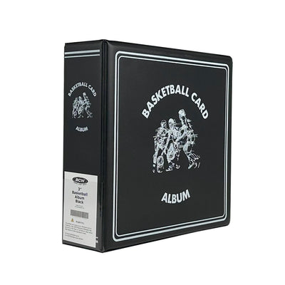 ÁLBUM DE BALONCESTO BCW DE 3" NEGRO