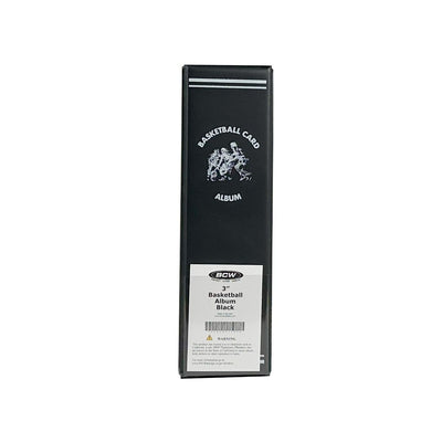 ÁLBUM DE BALONCESTO BCW DE 3" NEGRO