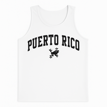 PUERTO RICO WHITE TANK TOP / CAMISA DE PUERTO RICO BLANCA