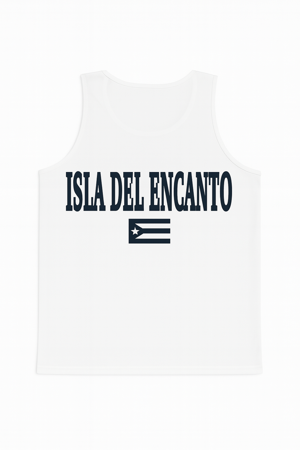 PUERTO RICO WHITE TANK TOP / CAMISA DE PUERTO RICO BLANCA