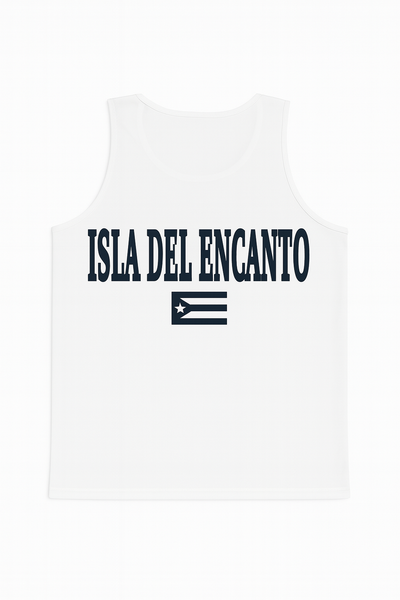 PUERTO RICO WHITE TANK TOP / CAMISA DE PUERTO RICO BLANCA