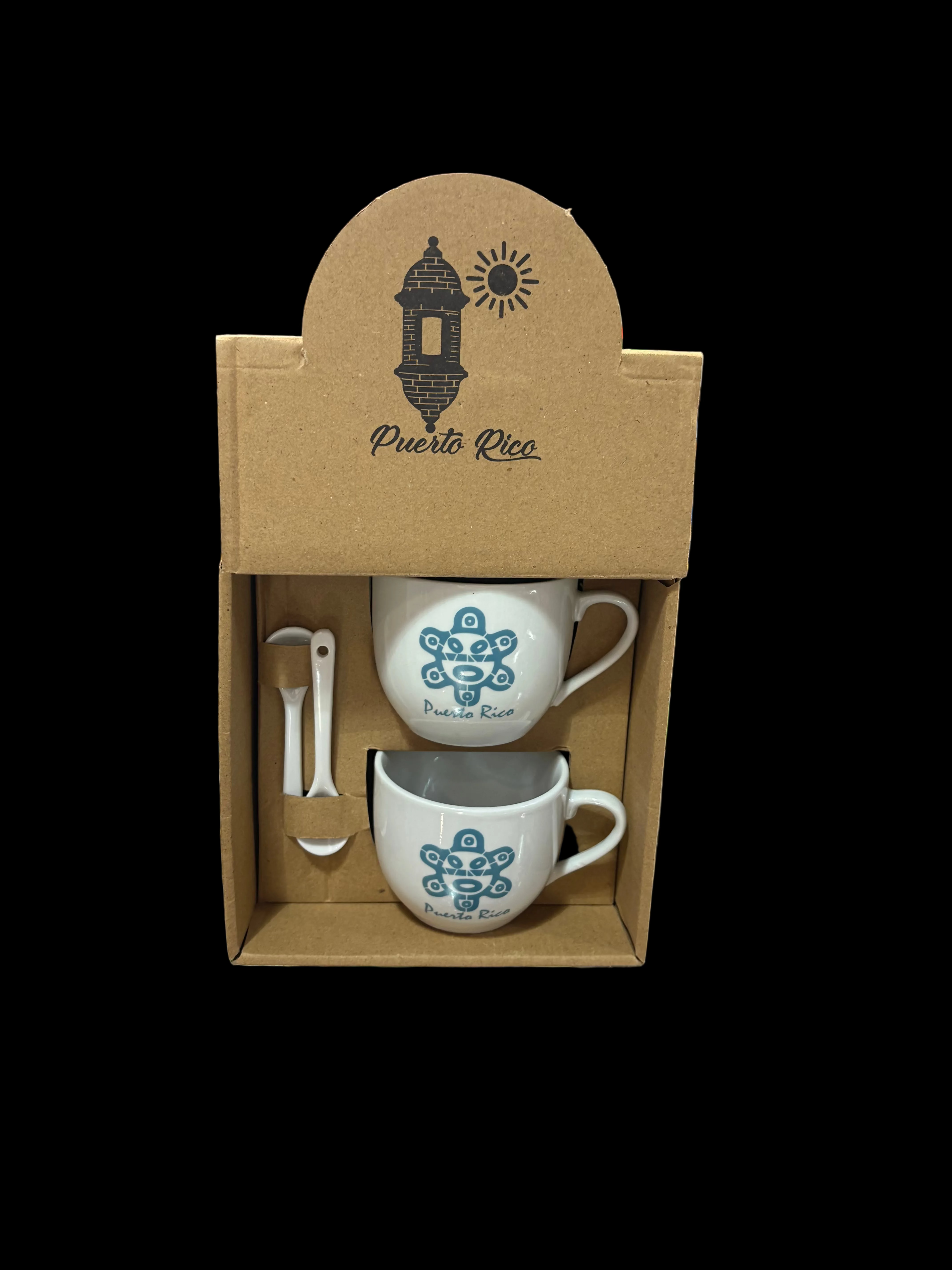 SET DOBLE - TAZA DE PUERTO RICO CON CUCHARA
