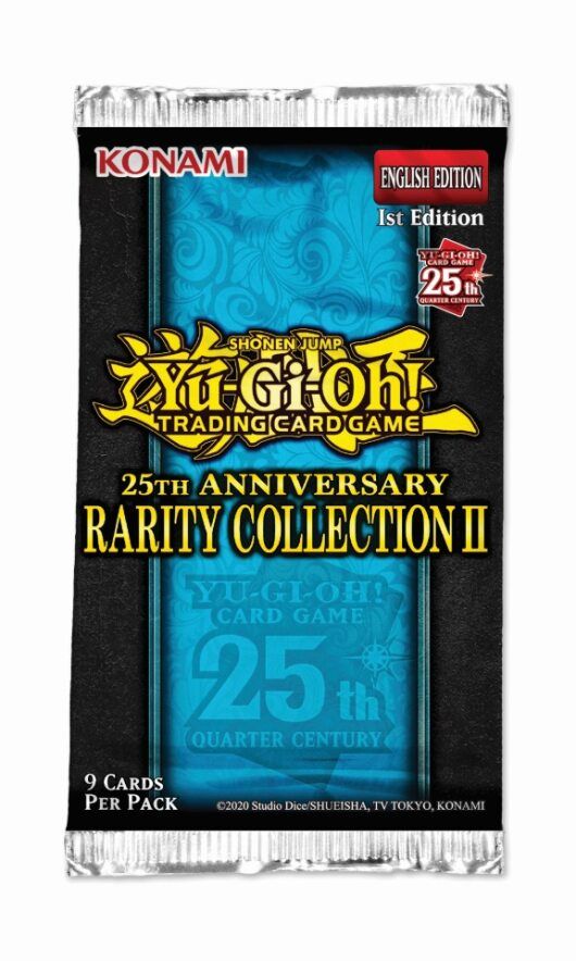 YUGIOH 25TH ANNIVERSARY RARITY COLLECTION II BOOSTER PACK